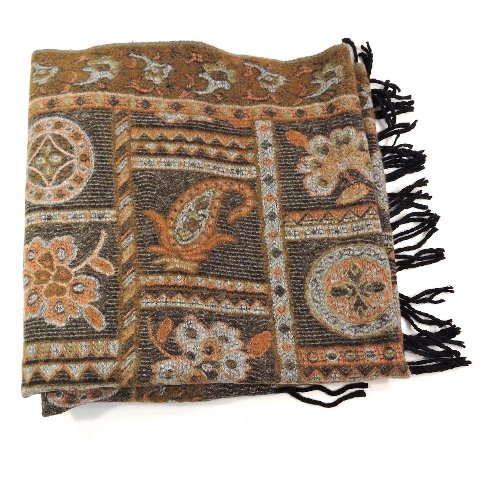 PRETTY PURSUASIONS WOMEN'S BROWN COMFORT WINTER SCARF - Picture 4 of 4